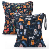 eaxin wet/dry bag with two pockets ideal for separating wet and dry items on the go