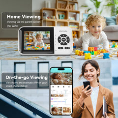 ebemate 1080p camera delivers crisp daytime and nighttime monitoring.