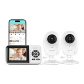 ebemate WiFi baby monitor assembly front view for quick nursery setup
