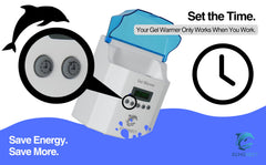 Echonect Premium Digital 2-Bottle Gel Warmer compact design, ideal for small spaces and easy transport