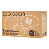 ECO BOOM Diapers bamboo top sheet feels ultra-soft for delicate baby skin.