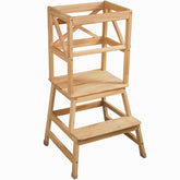 ECOECO Toddler Tower kitchen-assembly-guide simplifies setup for a secure kitchen helper.