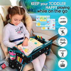 ECOFANTASY waterproof dry-erase surface lets kids draw and wipe clean on the go.