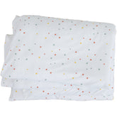 Ecolino dots print close-up shows soft organic cotton texture for sensitive skin.