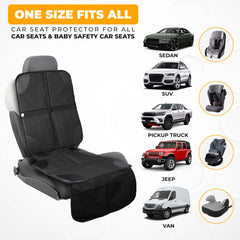 EcoNour car seat protector 2-pack front-seat coverage guards against spills.