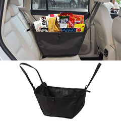 ECOSHIRE car seat organizer hangs in car, keeping essentials within reach during trips.