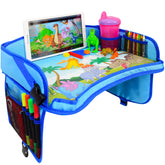 ecoZen Lifestyle kids travel tray offers a spacious surface for activities and snacks on trips