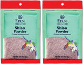 Eden Shiso Leaf Powder pack front adds savory tart flavor to grains and vegetables