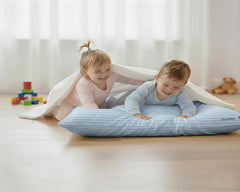 Eden Sleep pillow case with zipper closure keeps insert secure during travel