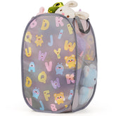 Edudif collapsible hamper with wide opening supports bulk laundry and toy storage.