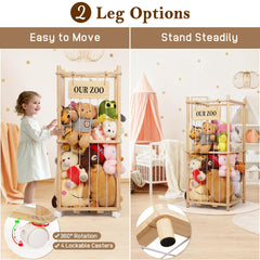 Edudif reinforced base design prevents sagging under heavy plush collections
