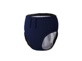 EEOST adult swim diaper navy XL front view showing secure pool-ready fit