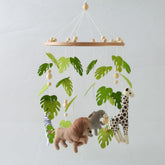 EERKEOD baby crib mobile with forest animals offers gentle visual stimulation for infants.