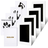 EGGLION inkless baby handprint kit setup shows clean, mess-free keepsake capture