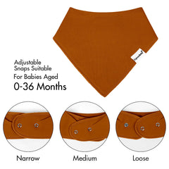 Egmao Bib Adjustable Snaps fit growing babies securely
