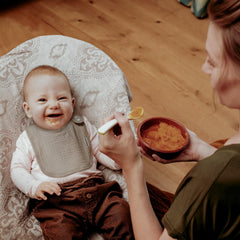 Egmao Baby Muslin Bibs absorbent back keeps clothes dry during teething