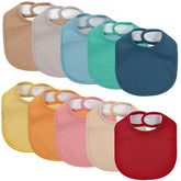 egmao baby soft cotton front bib demonstrates gentle absorbency for drool protection