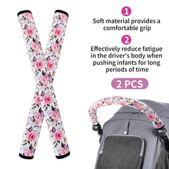 EHRGK stroller handle cover durable stitching detail for daily use