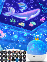 Eigther star projector lights kid bedroom ceiling with immersive night sky projection