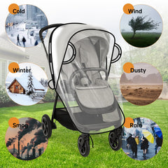 Eiszhjk rain cover easy-install Nuna view demonstrates quick setup.