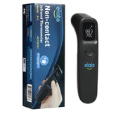 Elate non-contact forehead thermometer hero displaying quick, safe fever screening for all ages