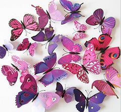 ElecMotive butterfly wall mural multi-color pack for versatile DIY decor