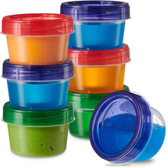 Elegant Disposables 4oz baby food container for organized meal prep and freezer storage.