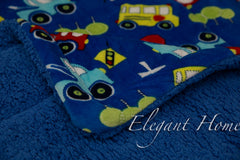 Elegant Home ultra-soft plush sherpa blanket delivers cozy snuggle during naps.