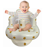 Elemensis inflatable baby seat cat-face front view ideal for cozy play seating