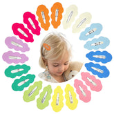 EleMirsa 40-piece candy-colored snap clips pack for versatile outfits