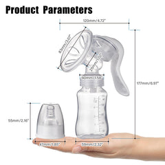 Elfzone 5oz breast milk bottle keeps milk ready for feeding.