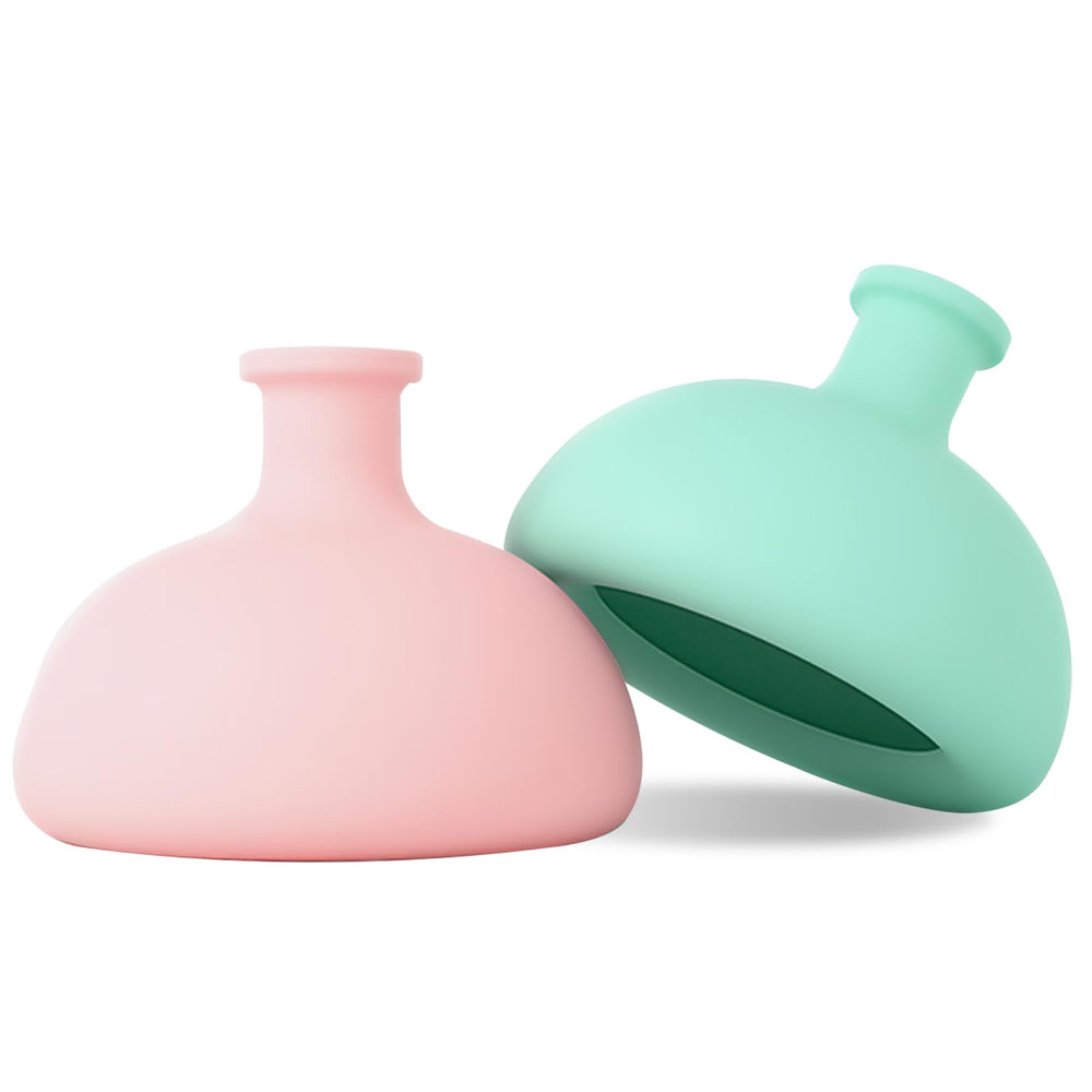 Elfzone chest percussion cup for babies in action, promoting gentle burp assistance after feeding.