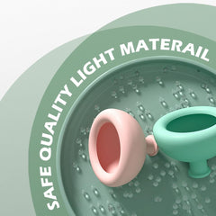 Elfzone ergonomic burp clapper design provides comfortable patting for babies after feeds.