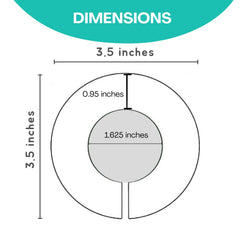 Eli with Love baby closet dividers boho upright design helps keep shelves tidy.