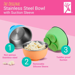 Elk and Friends bowls with lids included for leftovers and on the go