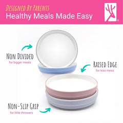Elk and Friends microwave and dishwasher-safe plate for busy families