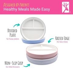 Elk and Friends porcelain surface resists odors and stains for quick cleanups.
