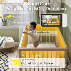 Ellie Baby Pro wall mount setup showing flexible installation.