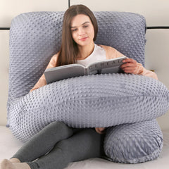 Elover removable velvet cover on the pillow for easy cleaning.