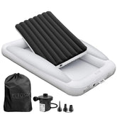 ELTOW toddler blow-up mattress with sides for safer travel sleep