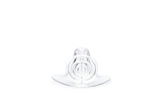 Elvie BPA-free shield close-up emphasizes safe materials and easy cleaning