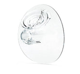 Elvie breast shield 28mm close-up shows comfortable nipple fit for better suction