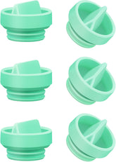 Elvie Stride duckbill valve pack close-up showing six silicone replacements for easy swaps