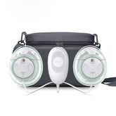 Elvie Stride hands-free wearable pumping while moving.