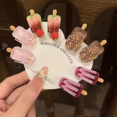 ELVRLA Icecream hairbarrette summer design highlights stylish, lightweight accessory for playful hairstyles.