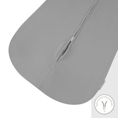 Ely's & Co bottom zipper image shows YKK zip for quick, smooth nighttime diaper changes.