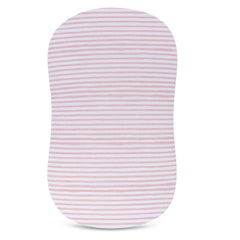 Soft jersey-knit cotton surface emphasized for a gentle baby sleep surface