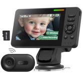 Elzeeo baby car camera display delivers crisp 1080p daytime monitoring.