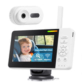 Elzeeo wireless baby car camera 1080p monitor display for day and night viewing.