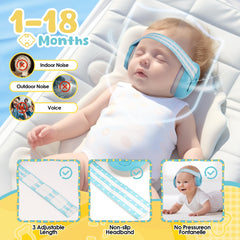 Empireway GS010 soft cushion ear pads blue for all-day wear comfort